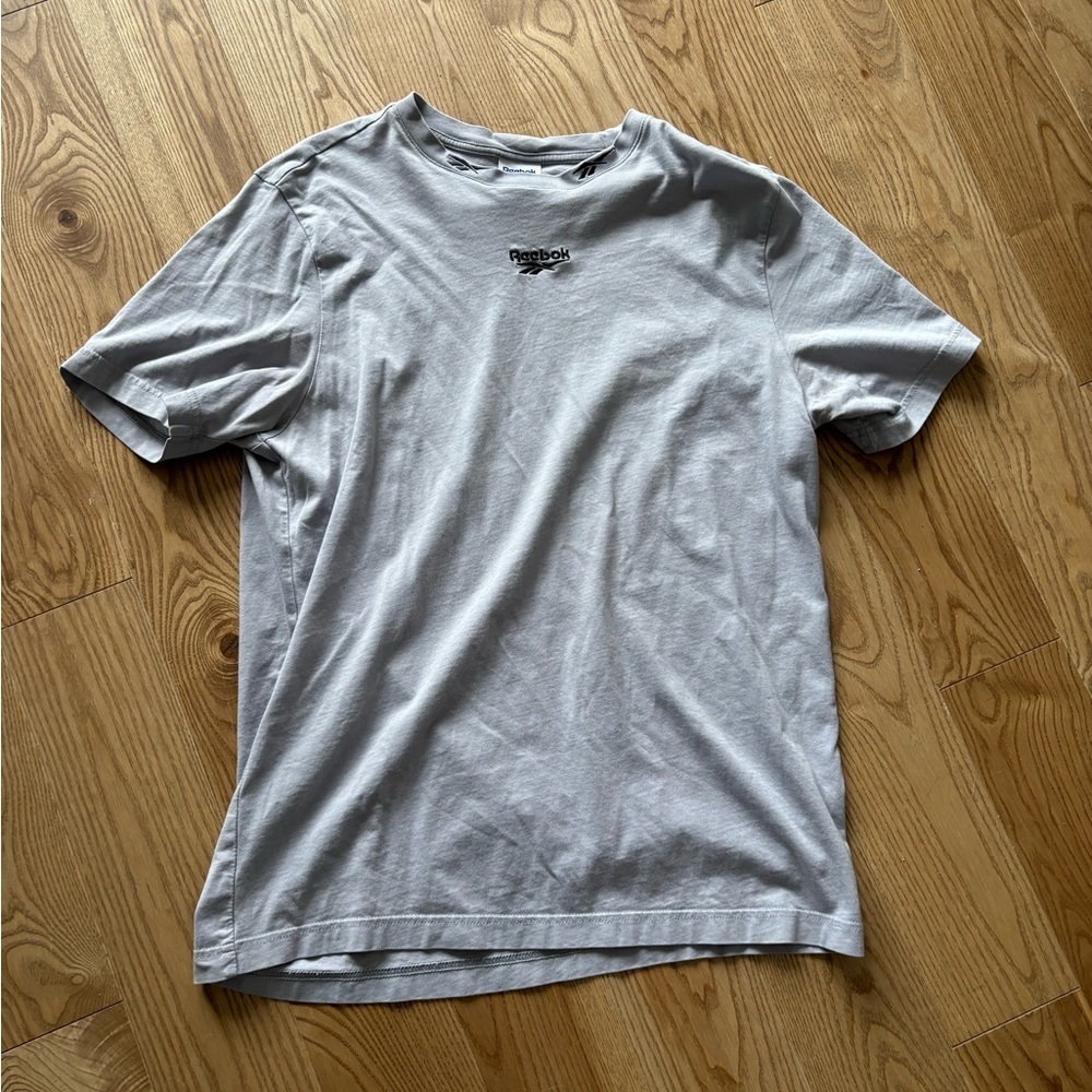 Reebok Gray Short Sleeve Tee Classic Comfort